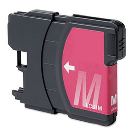 Brother LC-61M New Magenta Compatible Inkjet Cartridge (LC-61M)