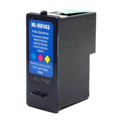 Lexmark #43XL Color Remanufactured Inkjet Cartridge  High Capacity (18Y014318Y0343)