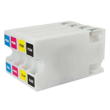 Epson T676XL New Compatible Inkjet Cartridges - Combo Pack of 4 (BK,C,M,Y)(High Capacity Version of Epson T676)