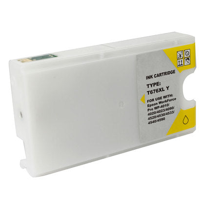 Epson T676XL New Yellow Compatible Inkjet Cartridge (High Capacity Version of Epson T676)