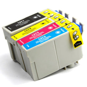 Epson T127 New Compatible Inkjet Cartridges - Combo Pack of 4 (BK,C,M,Y)