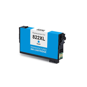 COMPATIBLE WITH Epson T822XL Ink Cartridge High Yield BK/C/M/Y (Updated CHIP)