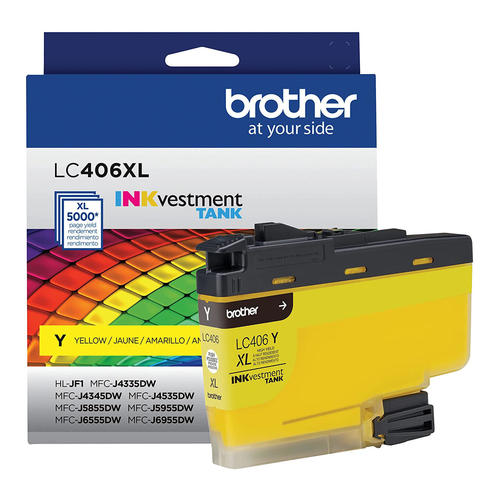 Brother LC406XLCS Original Yellow Ink Cartridge High Yield