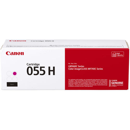 Canon 055H 3018C001 Original Magenta Toner Cartridge High Yield