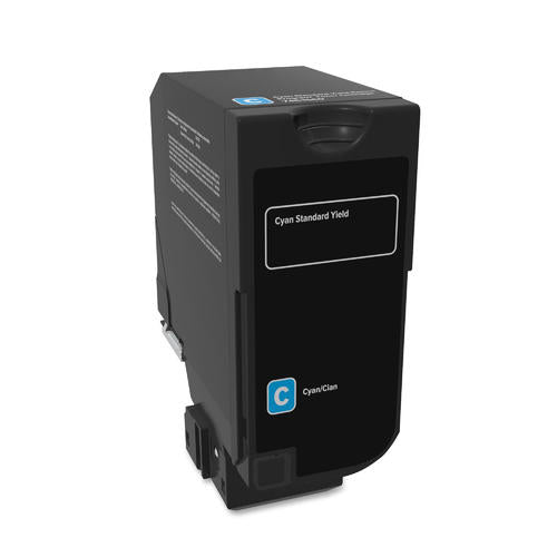 Lexmark 74C1SC0 Remanufactured Cyan Toner Cartridge