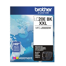 Brother LC20E Original Ink Cartridge Extra High Yield BK/C/M/Y for use in MFCJ5920DW, MFCJ775DW, MFCJ775DW XL, MFCJ785DW, MFCJ985DW, MFCJ985DW XL