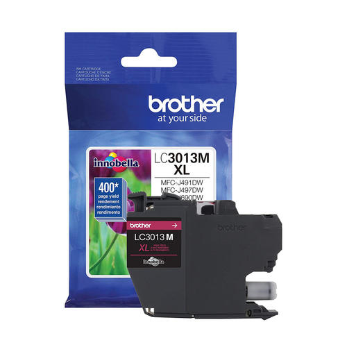 Brother LC3013 Original Ink Cartridge High Yield BK/C/M/Y for use in MFCJ491DW, MFCJ497DW, MFCJ690DW, MFCJ895DW