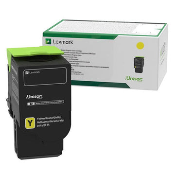 LEXMARK 78C1XY0 Original Toner Cartridge High Yield Yellow for use in CS421dn, CS521dn, CS622de, CX421adn, CX522ade, CX622ade, CX625ade, CX625adhe