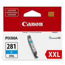 Canon PGI280XXL CLI281XXL Original Ink Cartridge Extra High Yield PB/BK/C/M/Y-3