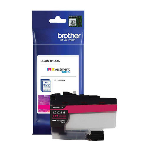 Brother LC3033 Original Ink Cartridge Extra High Yield BK/C/M/Y for use in MFCJ805DW, MFCJ995DW, MFCJ995DW XL