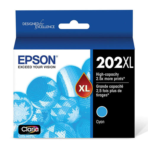 Original Epson T202XL- 202xl Cyan Ink Cartridge High Yield