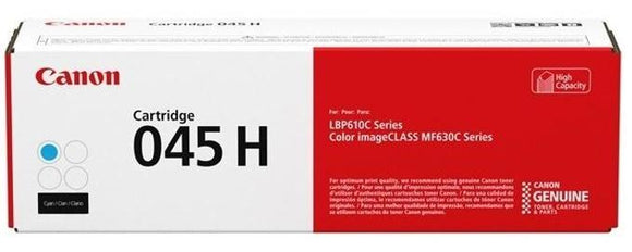 Original Canon 045H 1245C001 Cyan Toner Cartridge High Yield