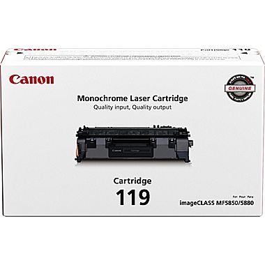 Original Canon 119 New Black Toner Cartridge