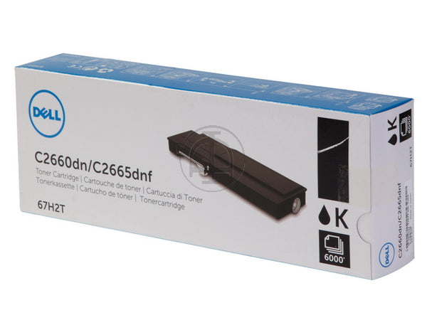 Dell Toner Cartridge, Laser, High Yield, Black, (67H2T)