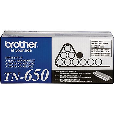 Original Brother TN-650 New Black Toner Cartridge - High Capacity