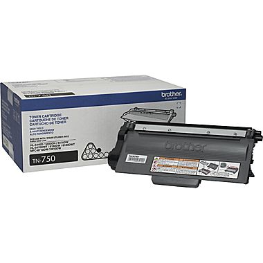 Original Brother TN750 New Black Toner Cartridge  High Capacity