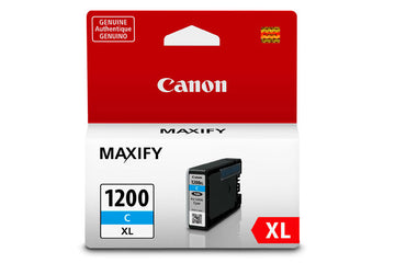 Original Canon PGI 1200XL Cyan Ink Tank, High Yield