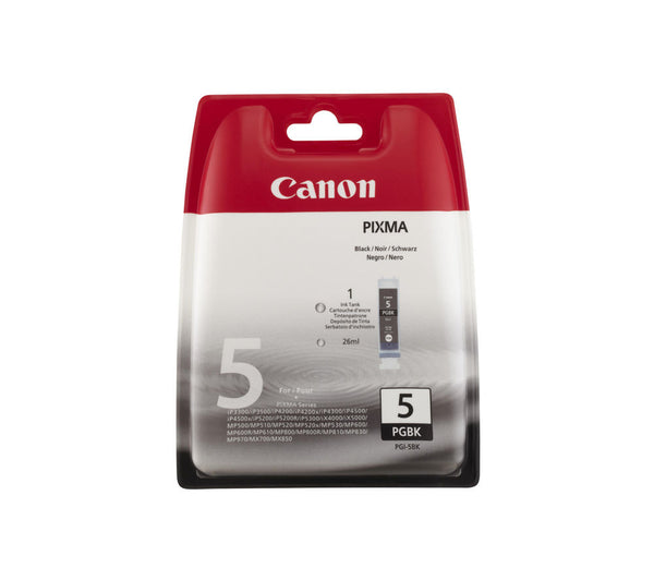 Original Canon® PGI-5BK Pigment Black Inkjet Cartridge (628B002AA)