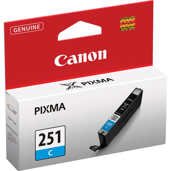 Original Canon® CLI251XL Cyan Ink Tank, HighYield
