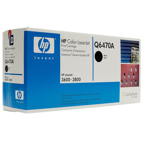 HP 501A Q6470A Original Black Toner Cartridge