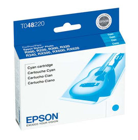 Original Epson 48, Cyan Ink Cartridge (T048220)