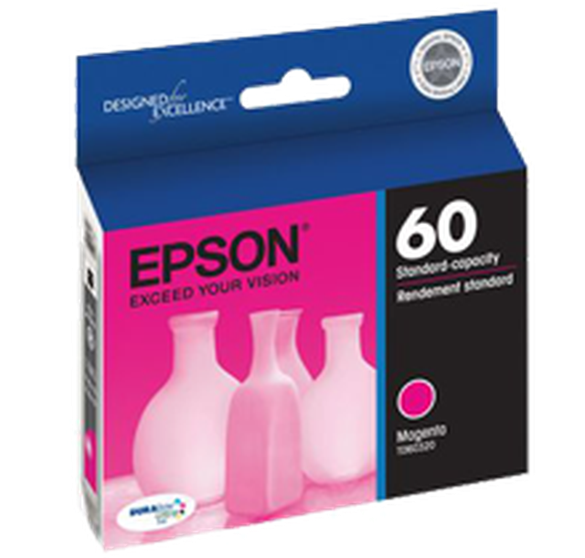 Original Epson 60, Magenta Ink Cartridge (T060320)
