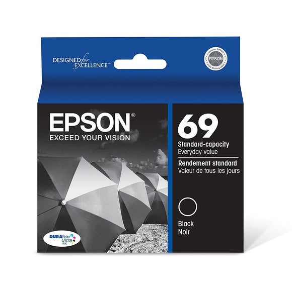 Original Epson® 69 (T069120) Black Ink Cartridge