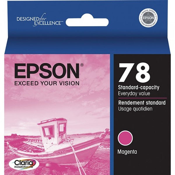 Original Epson® 78 (T078320) Magenta Ink Cartridge