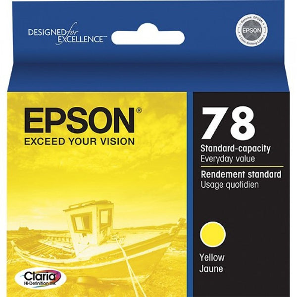 Original Epson® 78 (T078420) Yellow Ink Cartridge