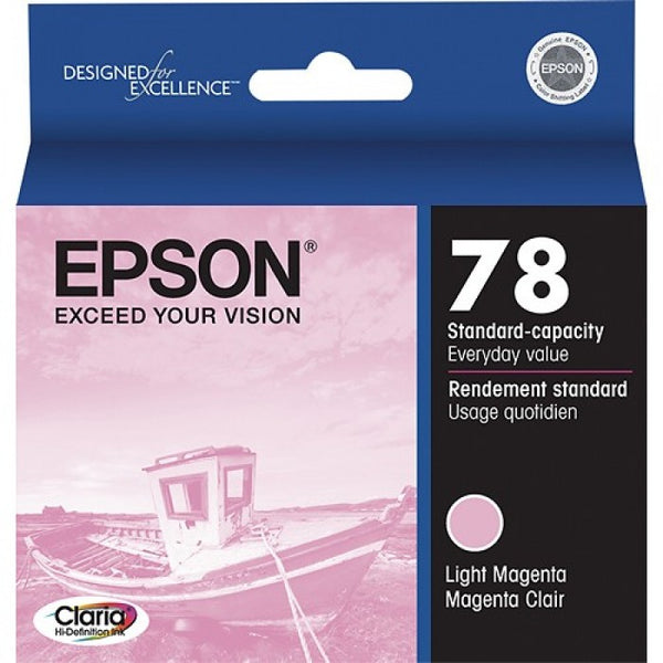 Original Epson® 78 (T078620) Light Magenta Ink Cartridge
