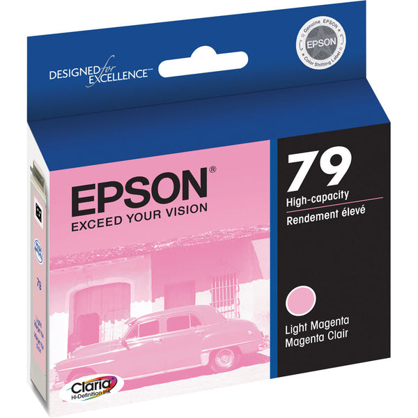Original Epson® 79 (T079620) High-Capacity Ink Cartridge, Light Magenta