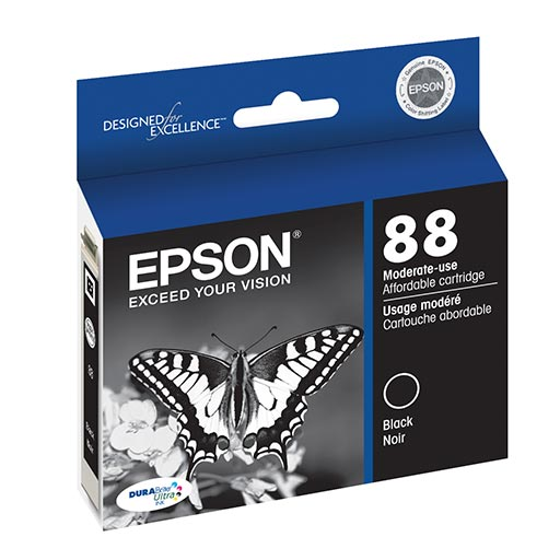 Original Epson® 88 (T088120) Black Ink Cartridge
