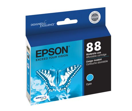 Original Epson® 88 (T0882200 Cyan Ink Cartridge)