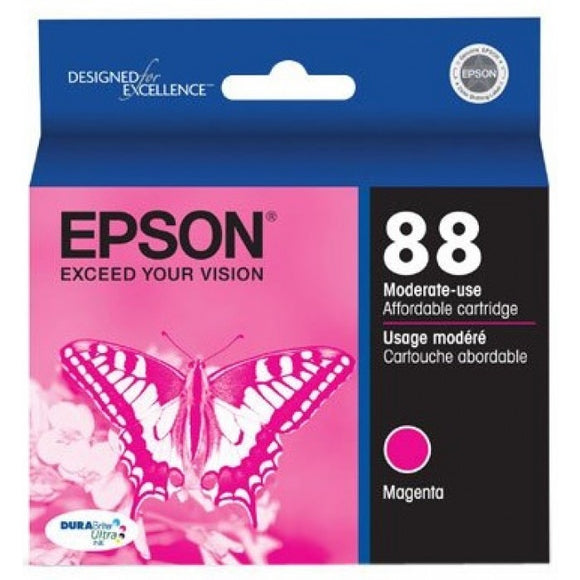 Original Epson® 88 (T088320) Magenta Ink Cartridge