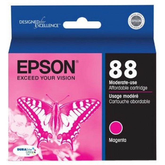 Original Epson® 88 (T088320) Magenta Ink Cartridge