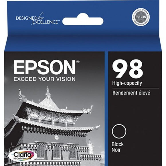 Original Epson® 98 (T098120) Black Ink Cartridge, HighYield