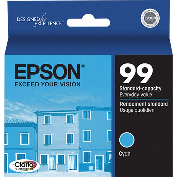 Original Epson® 99 (T099220) Cyan Ink Cartridge