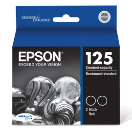 Original Epson® 125 (T125120) Black Ink Cartridge