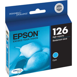 Original Epson® 126 Cyan Ink Cartridge, High Yield (T126220)