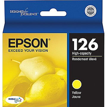 Original Epson® 126 Yellow Ink Cartridge, High Yield (T126420)