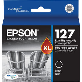 Original Epson® 127 (T127120) Black Ink Cartridge, Extra High Capacity