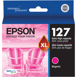 Original Epson® 127 (T127320) Magenta Ink Cartridge, Extra High Capacity