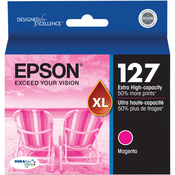 Original Epson® 127 (T127320) Magenta Ink Cartridge, Extra High Capacity
