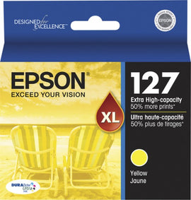 Original Epson® 127 (T127420) Yellow Ink Cartridge, Extra High Capacity
