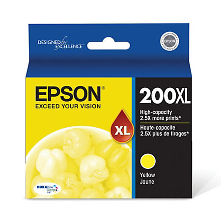 Original Epson 200XL, Yellow Ink Cartridge, High Capacity (T200XL420)