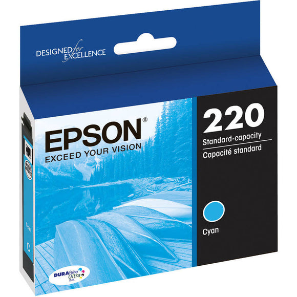 Original Epson 252 Cyan Ink Cartridge, HighCapacity (T252XL220)
