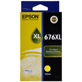 Original Epson® 676XL Yellow Ink Cartridge, HighYield (T676XL420)