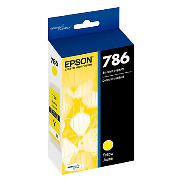 Original Epson 786XL Yellow Ink Cartridge, HighYield (T786XL420)