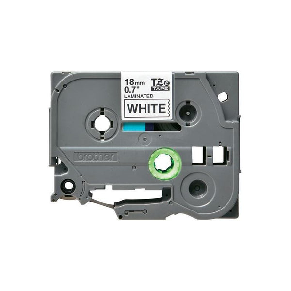 COMPATIBLE Brother Label Tape, 18mm Black on White, TZE241