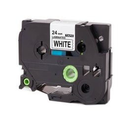 COMPATIBLE Brother Label Tape, 24mm Black on White, TZE251